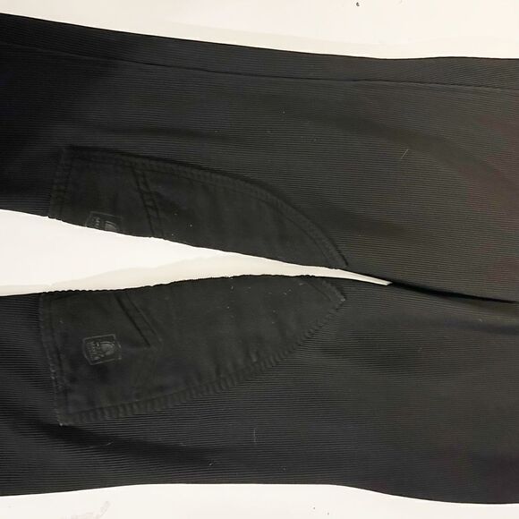 Marys Tack & Feed black ribb low rise wwb knee riding pants size 28 - Picture 10 of 12